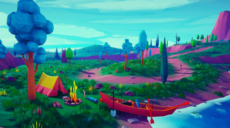 Low Poly Stylized Environment