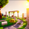 Stylized ruins