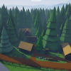 Stylized Low Poly Buildings