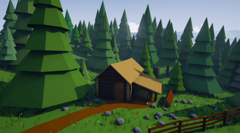 Stylized Low Poly Buildings - Ảnh 2