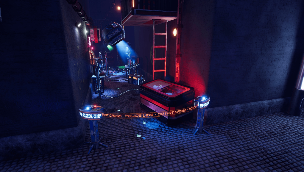 Sci-Fi Crime Scene