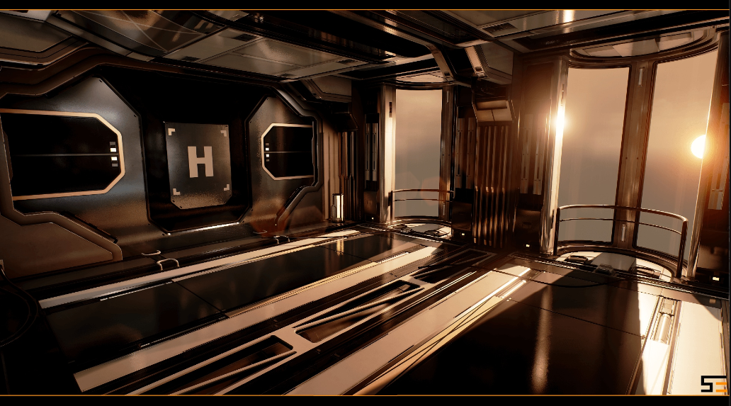 Modular SciFi Hallways
