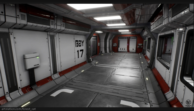 Modular Sci Fi Corridor B - Ảnh 2