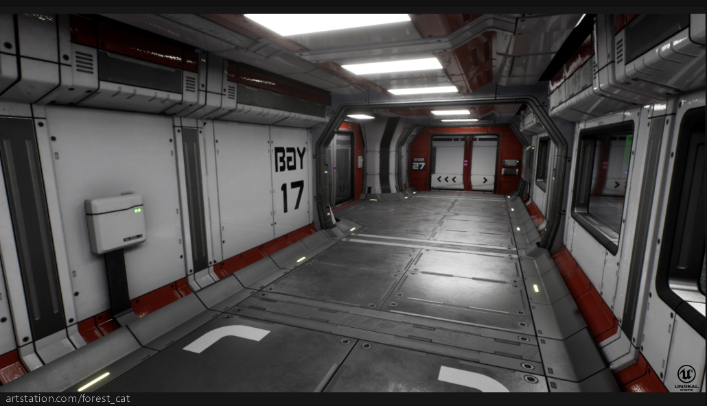 Modular Sci Fi Corridor B - Ảnh 2