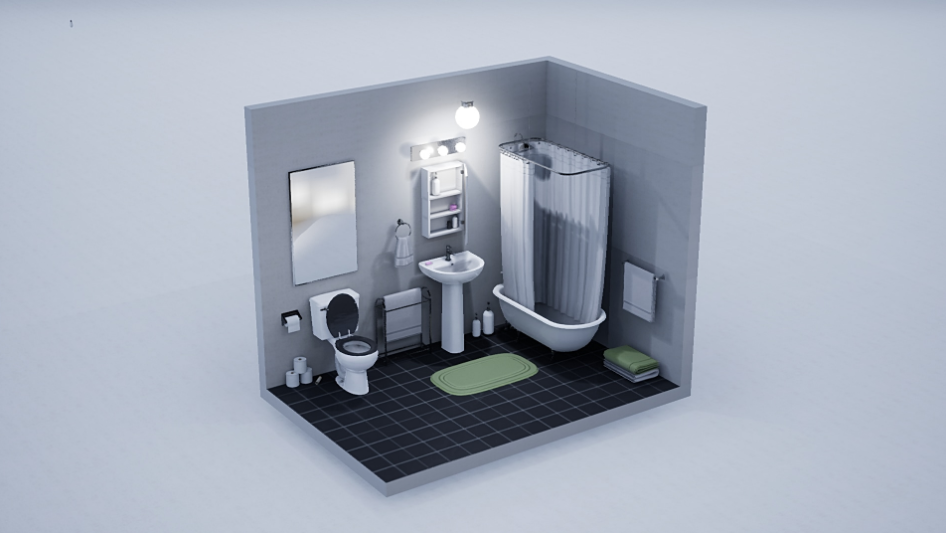 Bathroom Pack Series 1 UE 4.2X