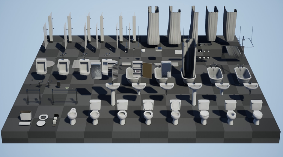 Bathroom Pack Series 1 UE 4.2X - Ảnh 2