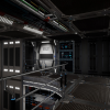 Sci Fi Orion Mars Living Quarters