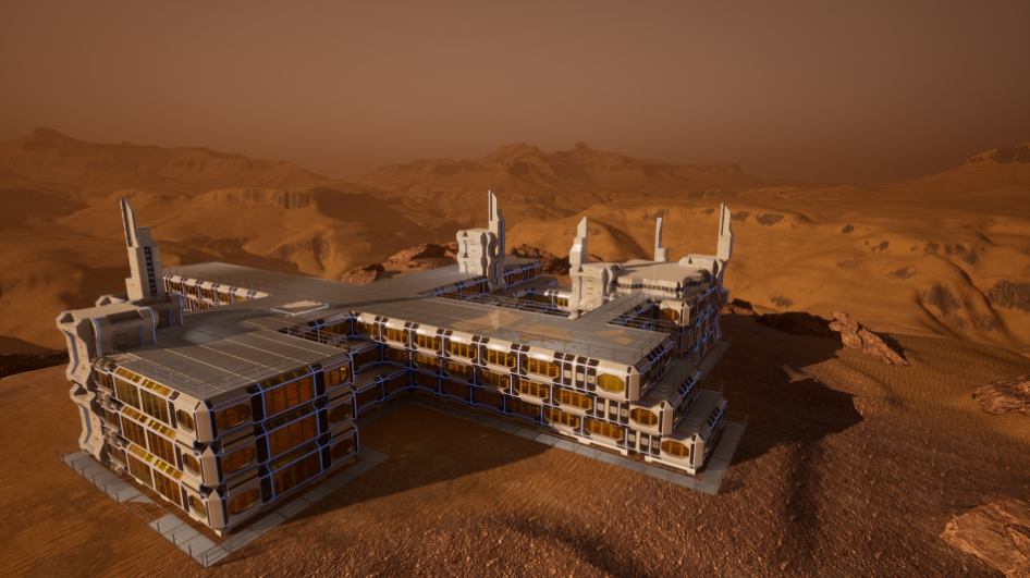 Sci Fi Orion Mars Living Quarters - Ảnh 2