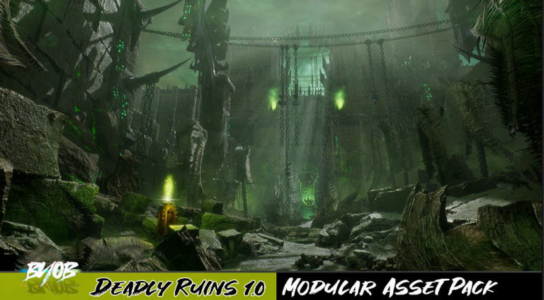 Deadly Ruins - Modular asset pack 4.2X