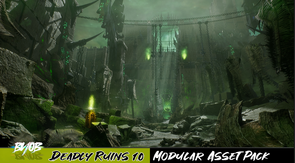 Deadly Ruins - Modular asset pack 4.2X