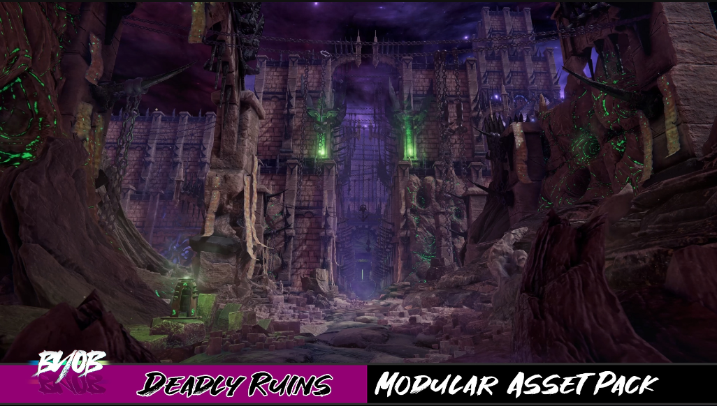 Deadly Ruins - Modular asset pack 4.2X - Ảnh 2