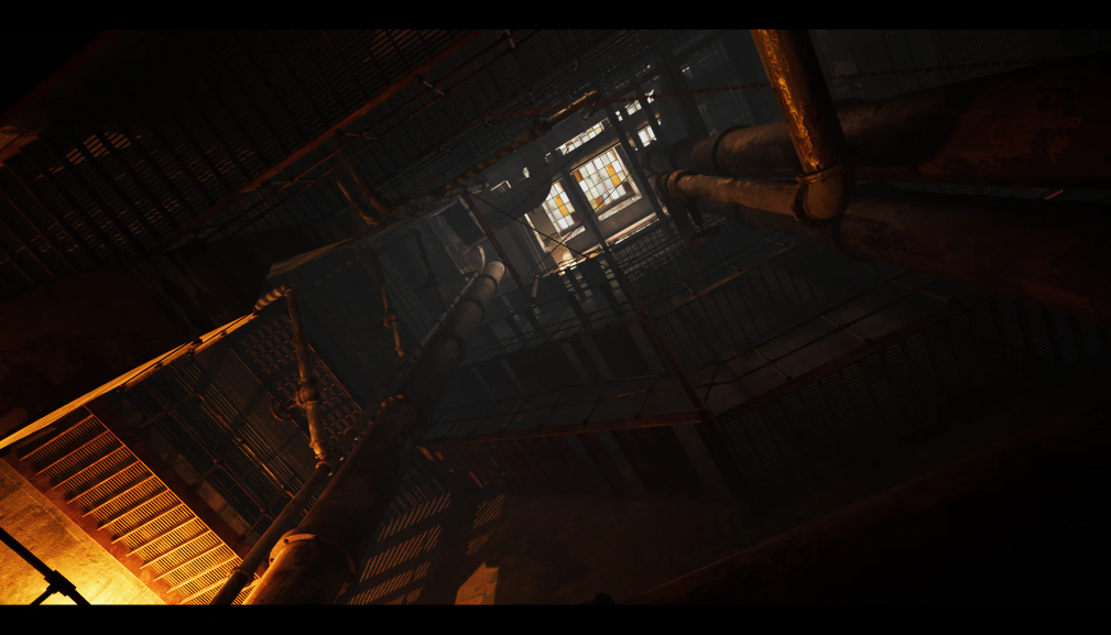 Abandoned Industrial Stairwell