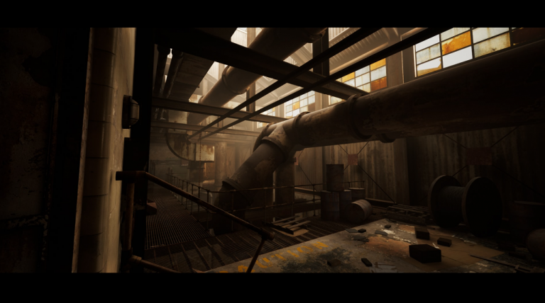 Abandoned Industrial Stairwell - Ảnh 2