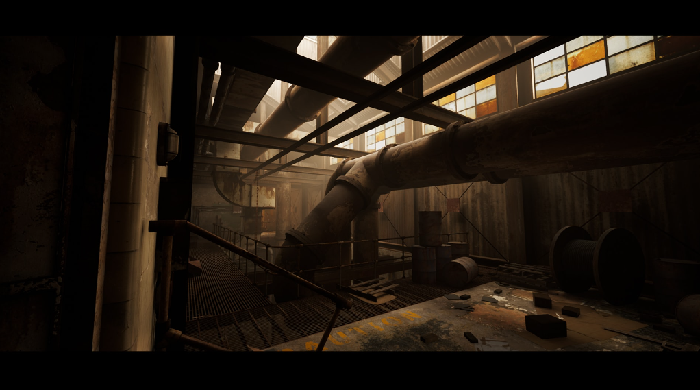 Abandoned Industrial Stairwell - Ảnh 2
