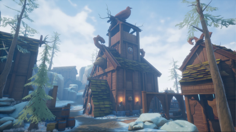 Stylized Viking Village