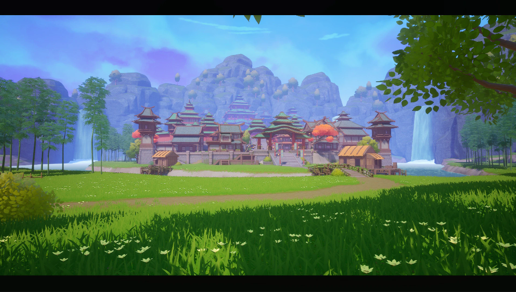 Stylized Asian Village