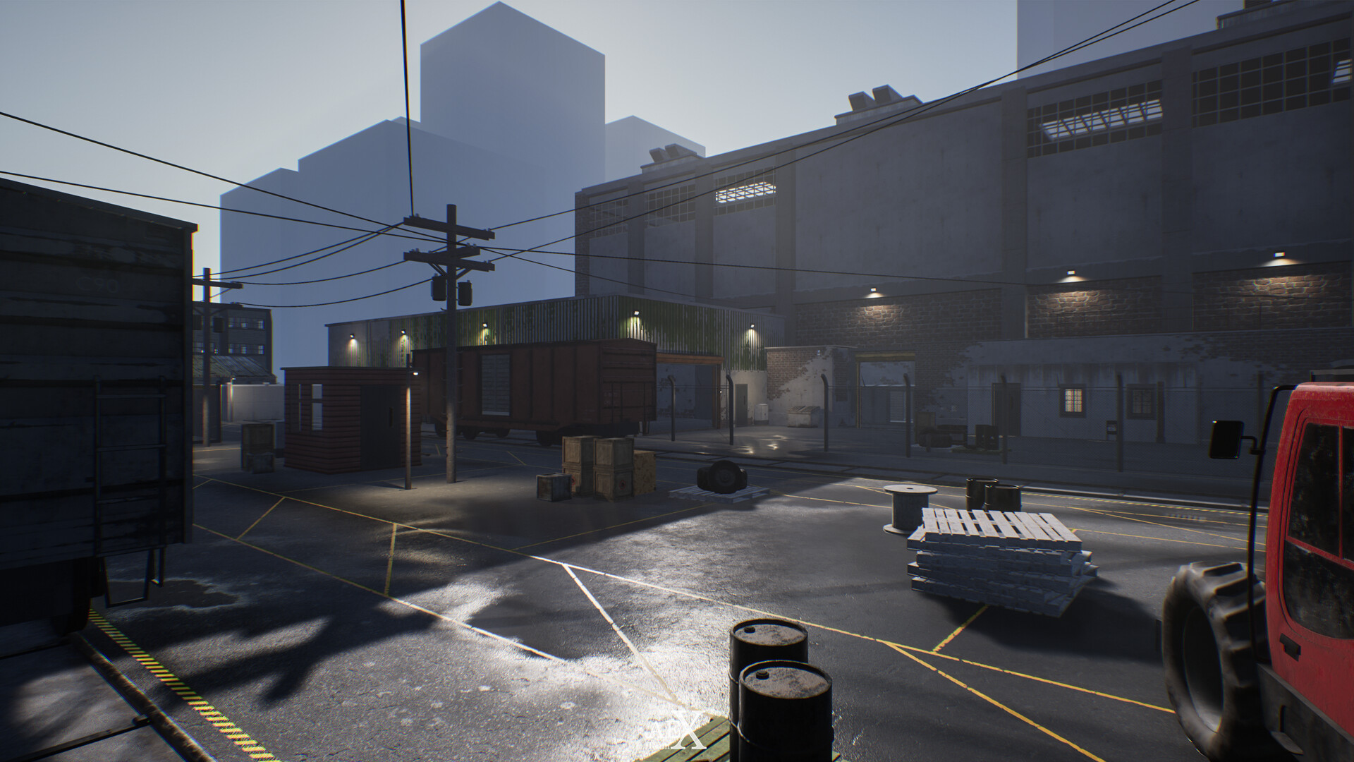 Industrial Area Environment UE4