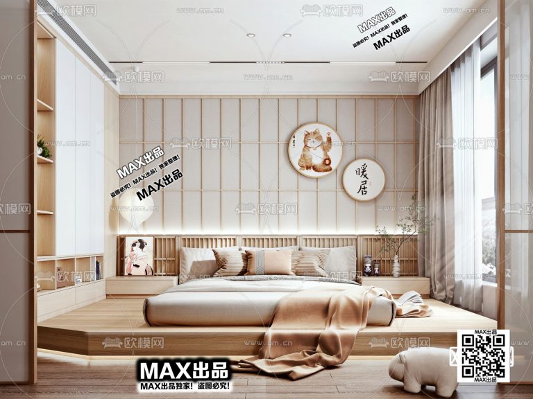 14.Om 2021 3Ds Max - Bedroom