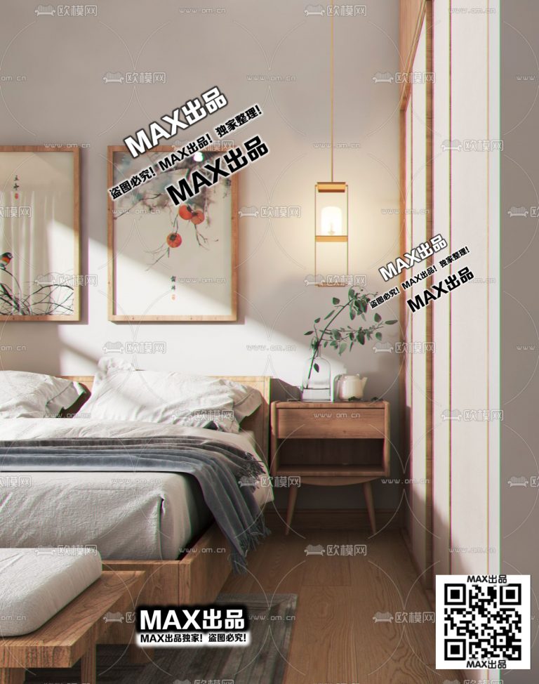 14.Om 2021 3Ds Max - Bedroom - Ảnh 6