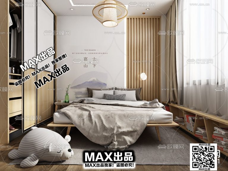 14.Om 2021 3Ds Max - Bedroom - Ảnh 5