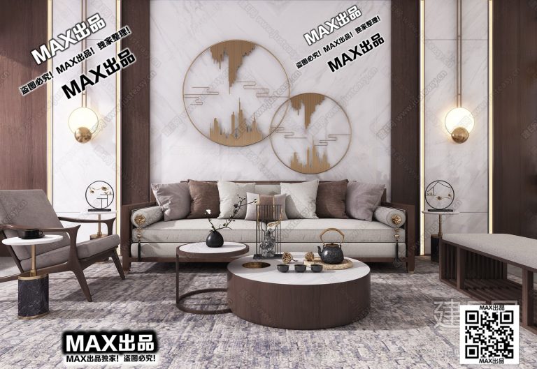 17.Om 2021 3Ds Max - New Chinese Monomer - Ảnh 10