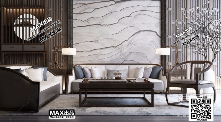 17.Om 2021 3Ds Max - New Chinese Monomer - Ảnh 9