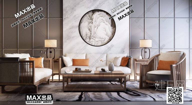 17.Om 2021 3Ds Max - New Chinese Monomer - Ảnh 7