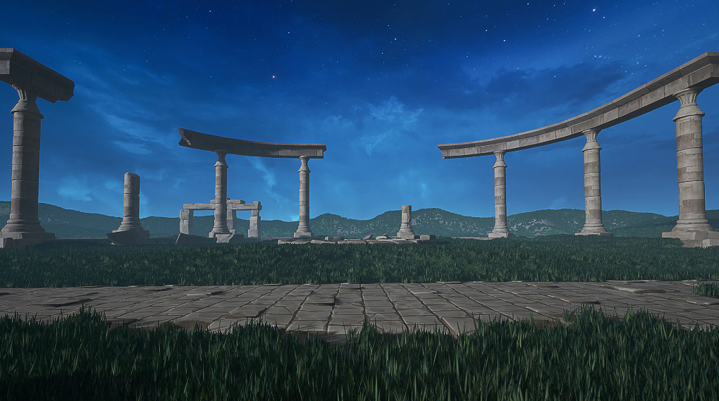 Stylized Ancient Columns and Stones UE 4.2X - Ảnh 2