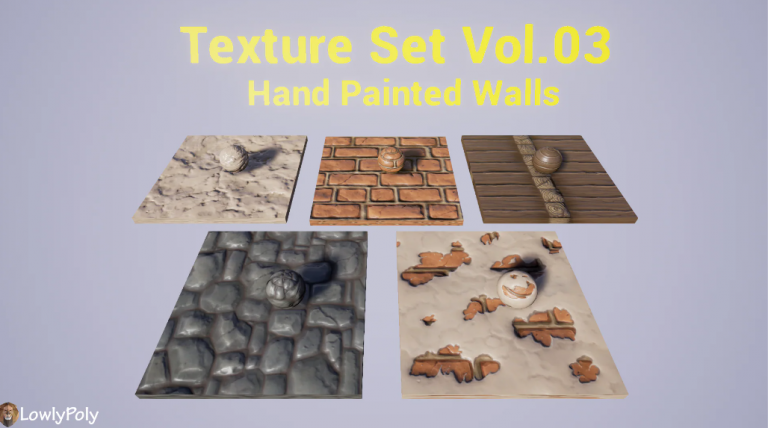 Walls Vol.3 - Hand Painted Texture Pack