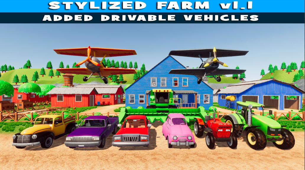Stylized Farm Village