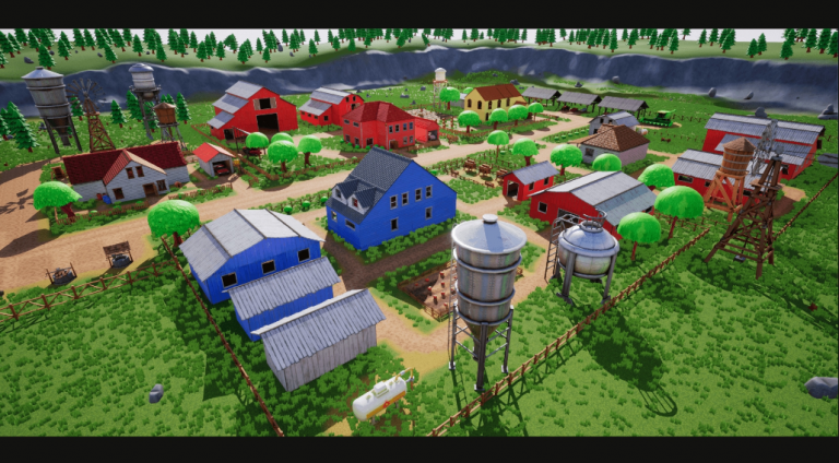 Stylized Farm Village - Ảnh 2