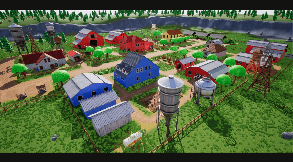 Stylized Farm Village - Ảnh 2