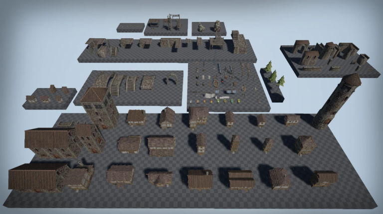 Top-Down City UE 4.1X - Ảnh 2