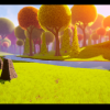 Stylized Mountain Landscape