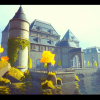 Stylized castle