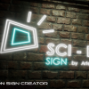Sci-Fi Sign - PNG based Neon Sign Creator