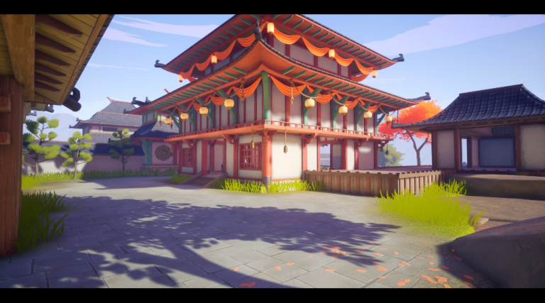 Stylized Japanese Temple - Ảnh 2