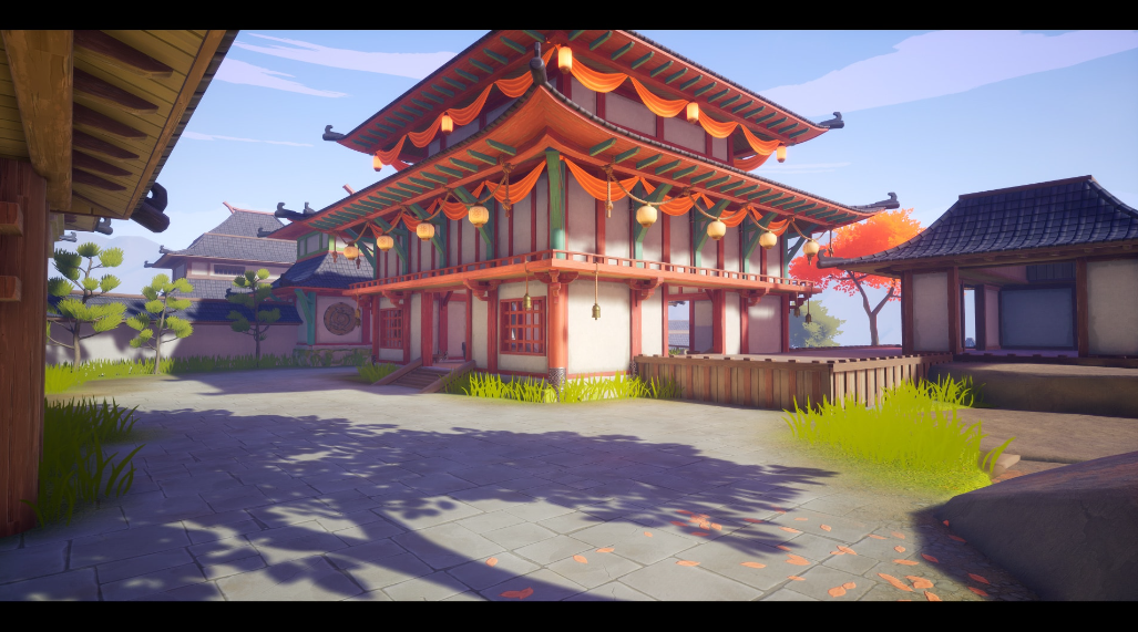 Stylized Japanese Temple - Ảnh 2