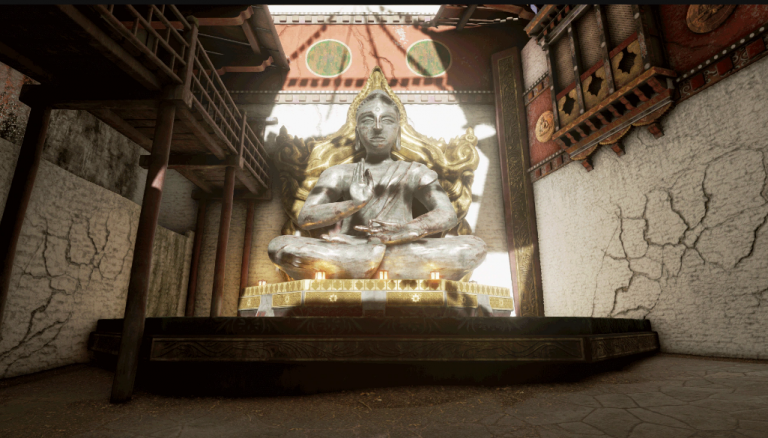 Buddhist Monastery Environment