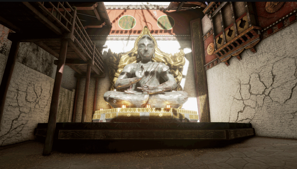 Buddhist Monastery Environment