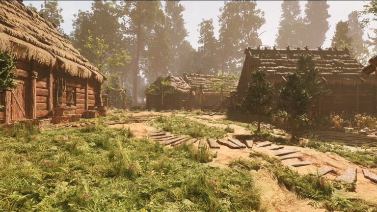 Old Scandinavia Medieval Village