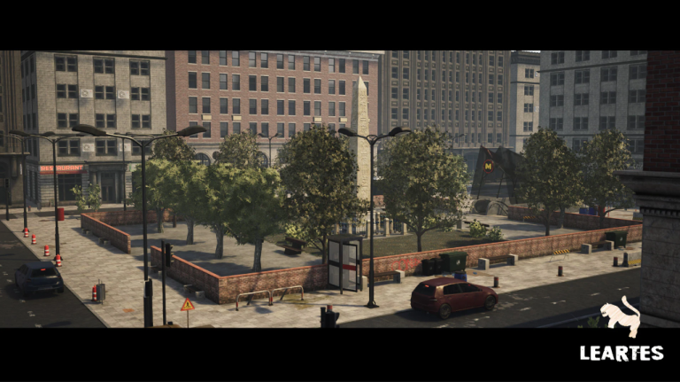 Modern City Downtown with Interiors Megapack (Modular Urban Buildings) UE 4.26 - Ảnh 2