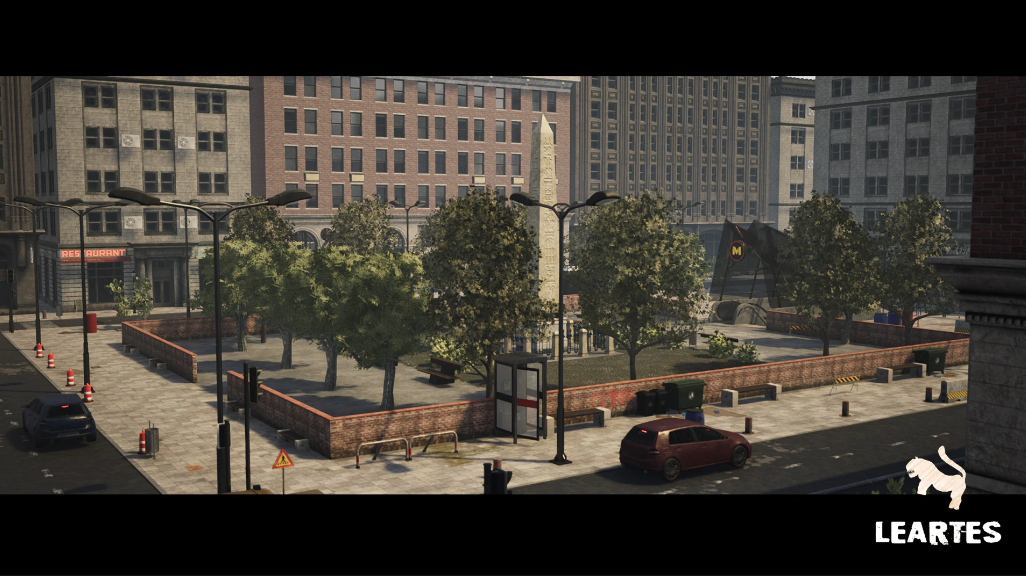 Modern City Downtown with Interiors Megapack (Modular Urban Buildings) UE 4.26 - Ảnh 2