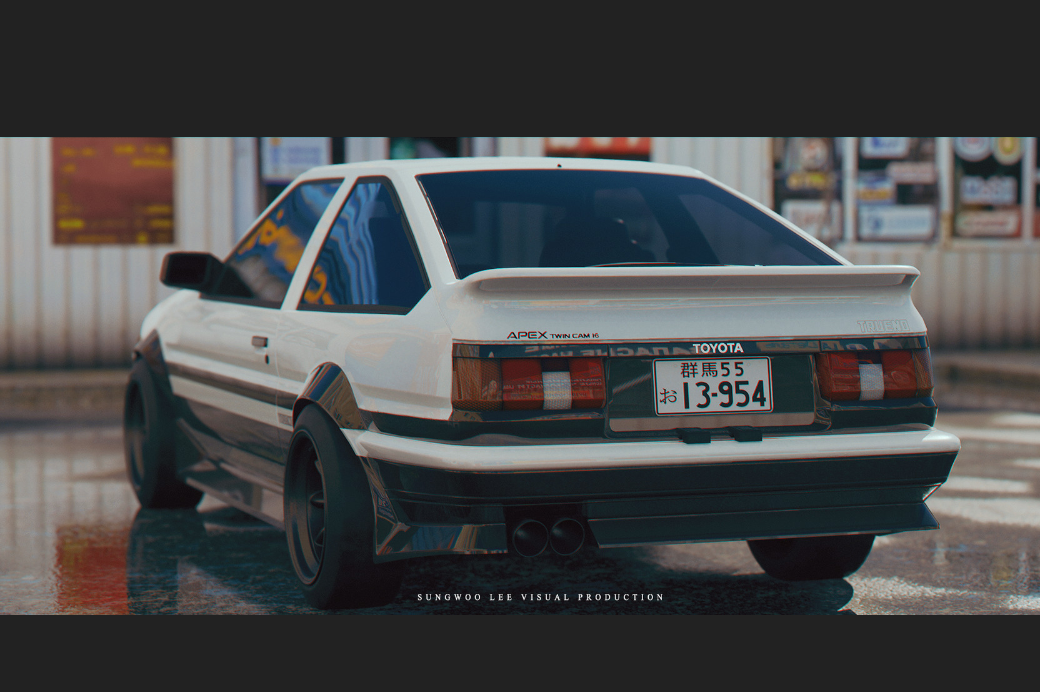 UE4 Automotive Visuals (Hybrid Rendering)