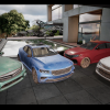 Sedan Car Vehicles Set Driveable / Animated / Realistic (Set of 4)