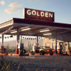 Desert Gas Station