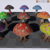 Mushroom Monster Pack PBR