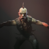 Zombie punk biker