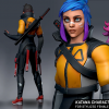 Katana Outfit for Stylized Female