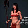 Amazon Female Warrior, Native Knight Sexy Realistic Priestess Pretty Girl MMORPG